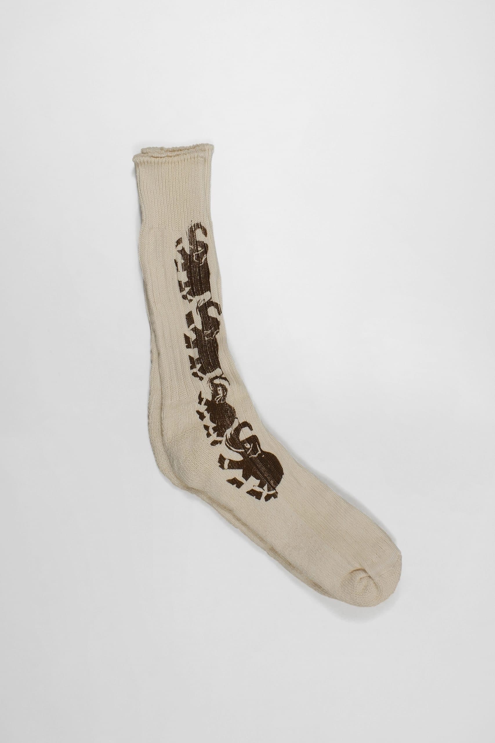 Hand Linked Cotton Socks