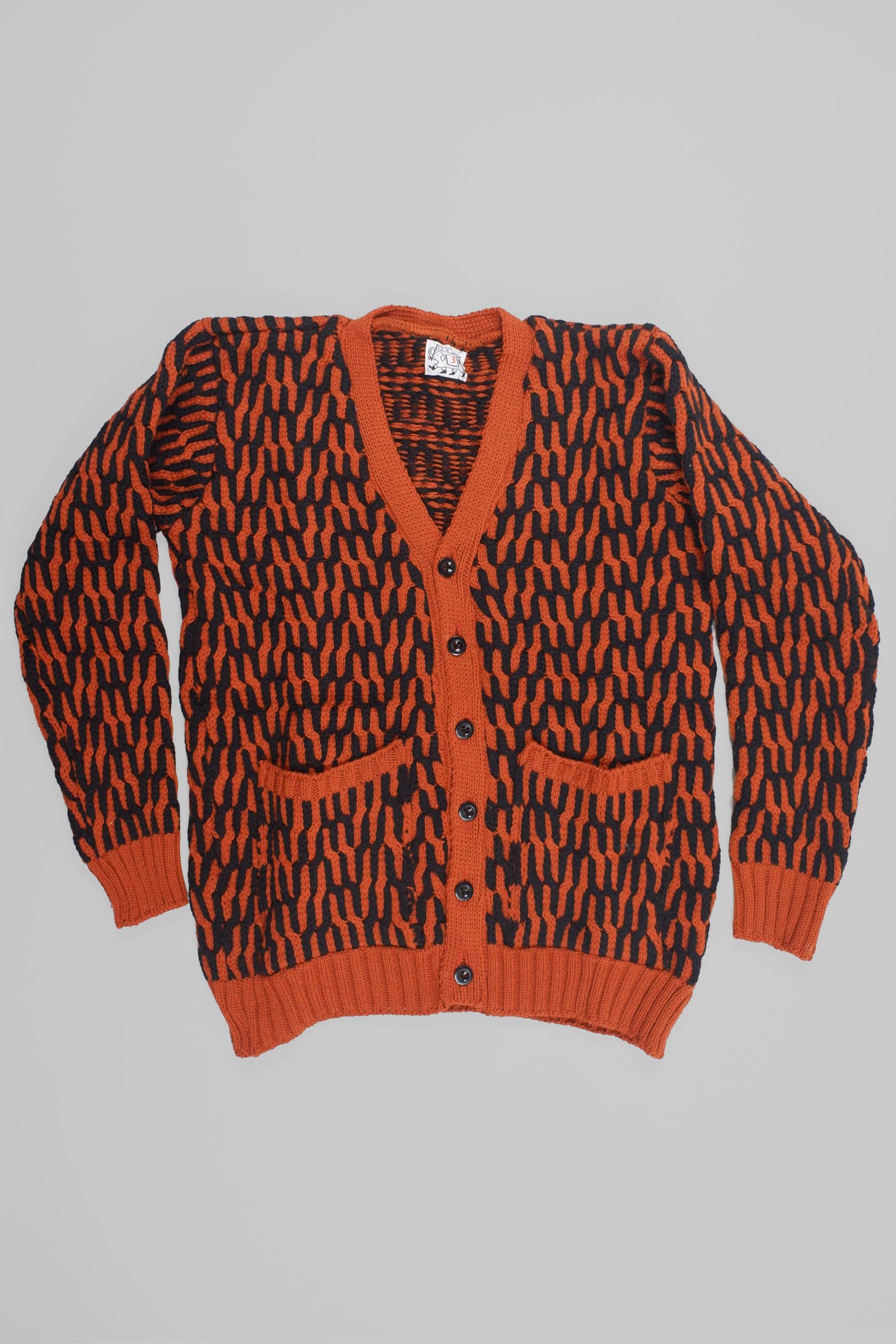 Type 744 Permuted Cable Cardigan