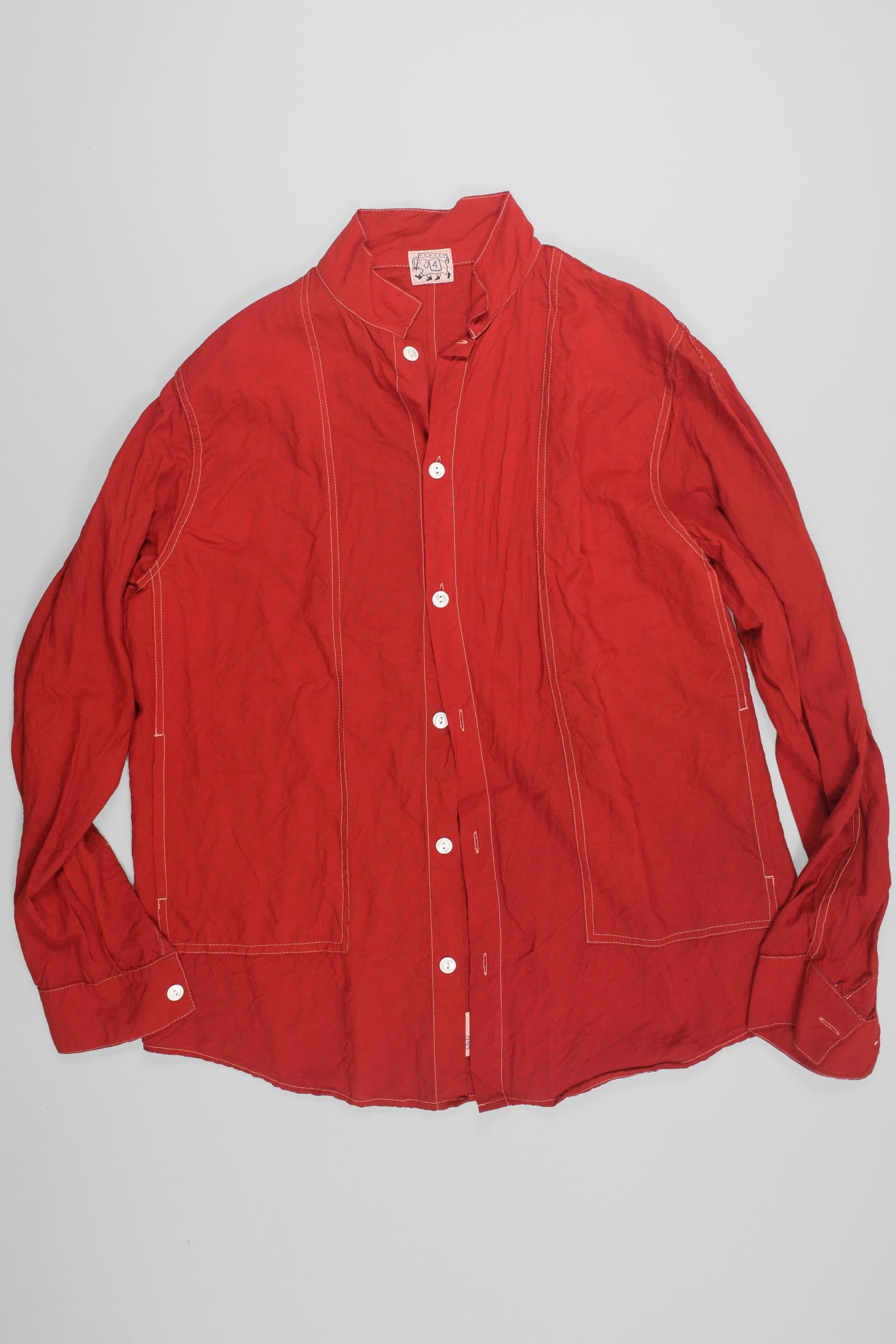 Type 439 Stole Pocket Butterfly Shirt