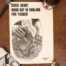 Wood-block Engraved Poster Print