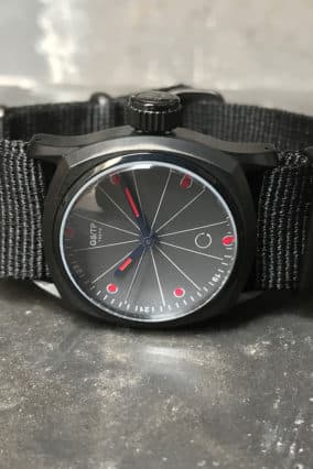 Gs/tp Hand Wound Black-out Cherry Pie Watch