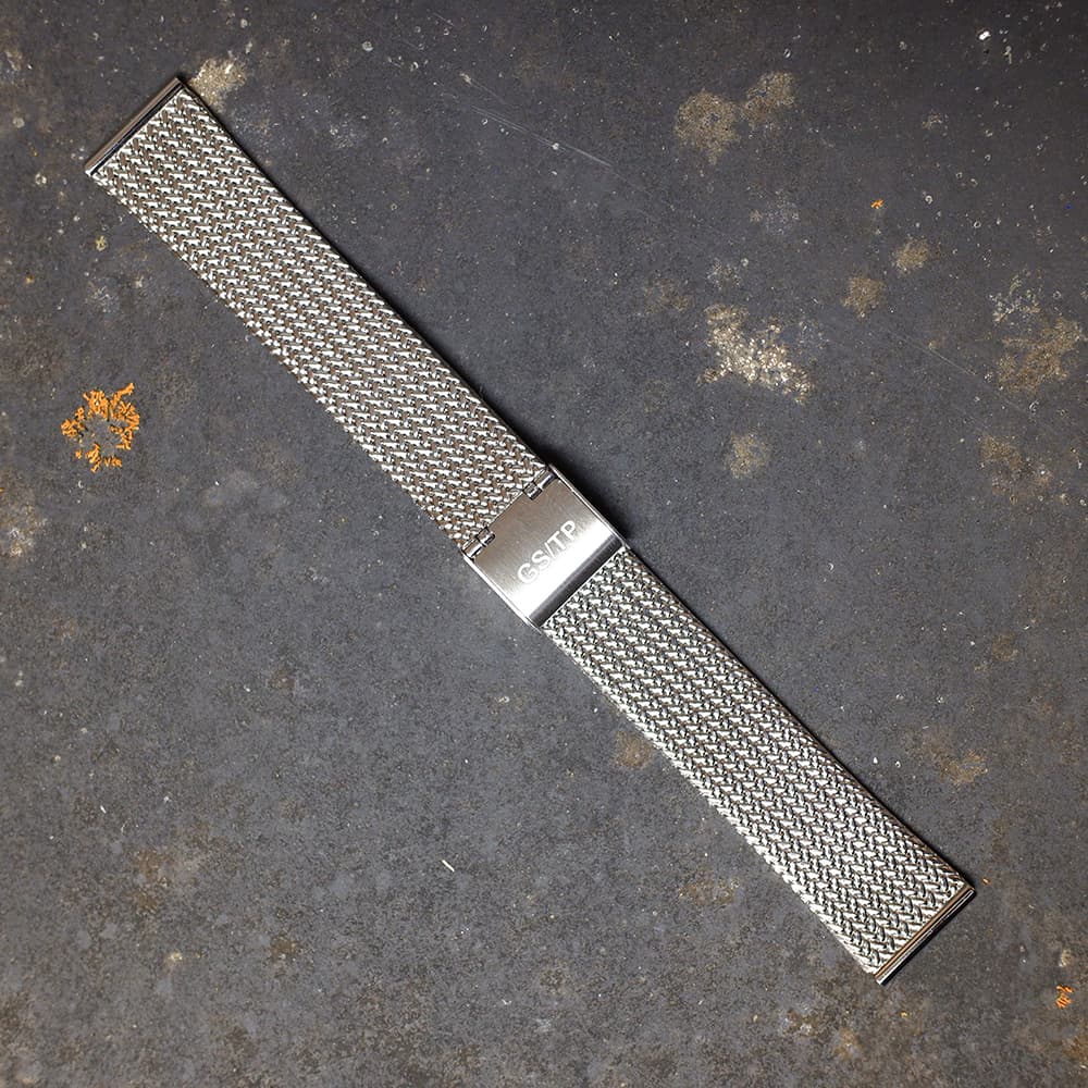 Gs/tp Wheat Ear Mesh Bracelet