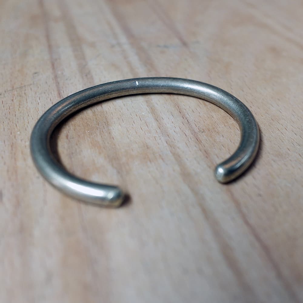 Lost Wax Cast Brass Plautus Face Wrist Torc